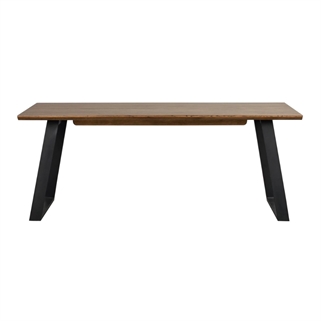 Melville brunt planke spisebord
